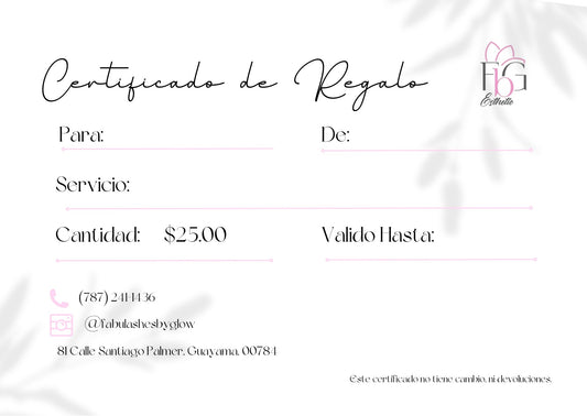 Fabulashes Gift Card